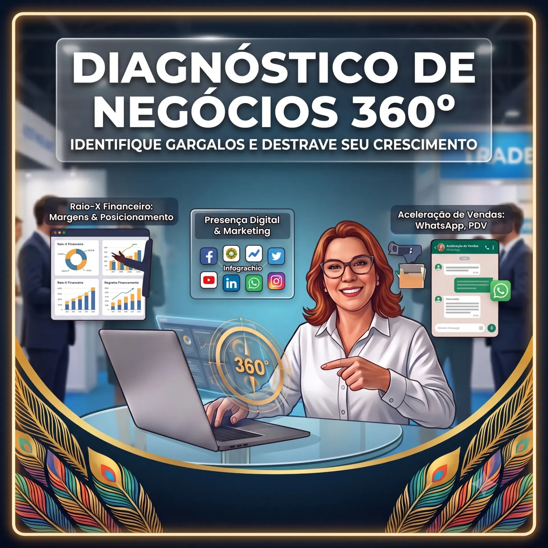 Diagnóstico de Negócios 360º: 2h mentoria individual online