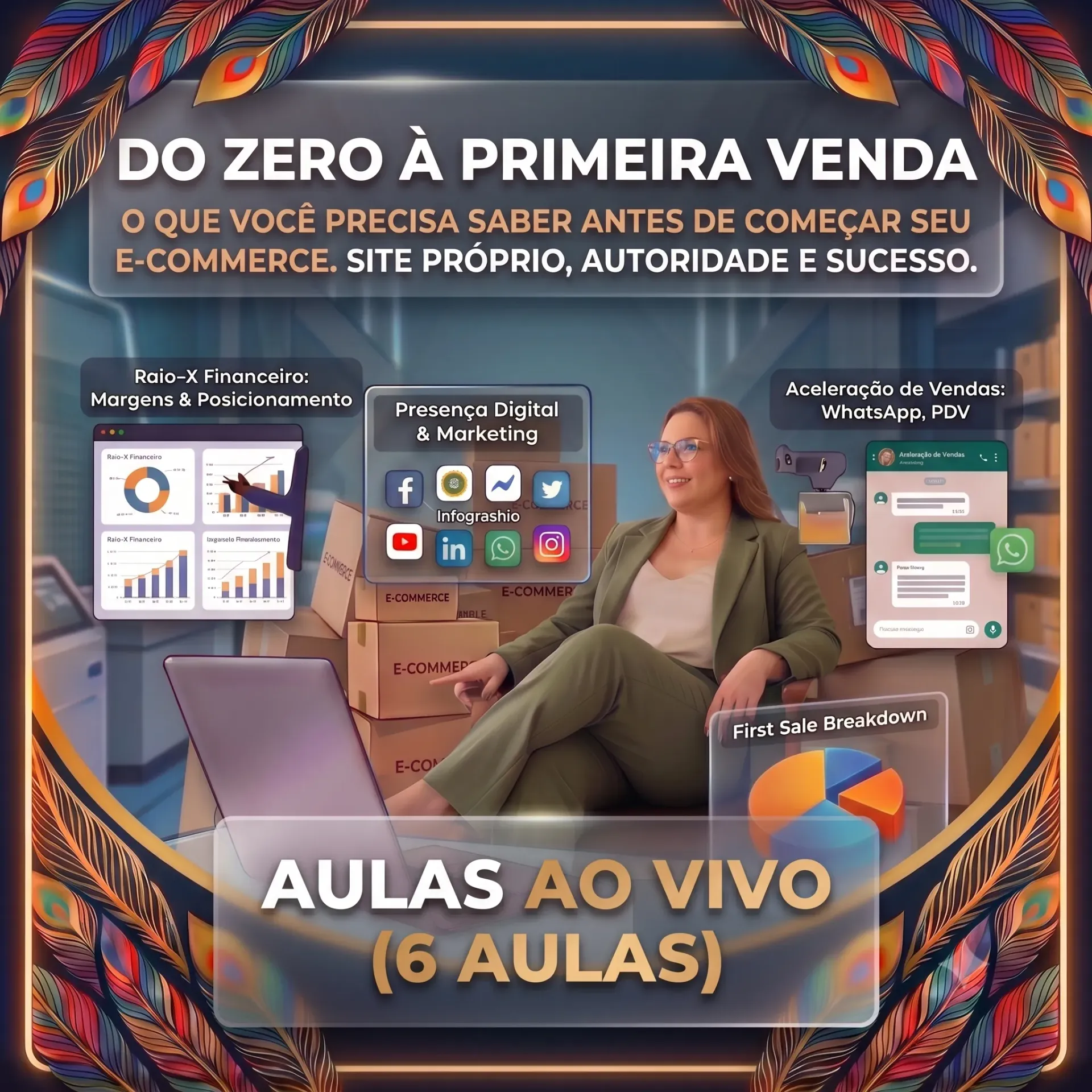 Do Zero à Primeira Venda 9h (6 aulas) online 1/09