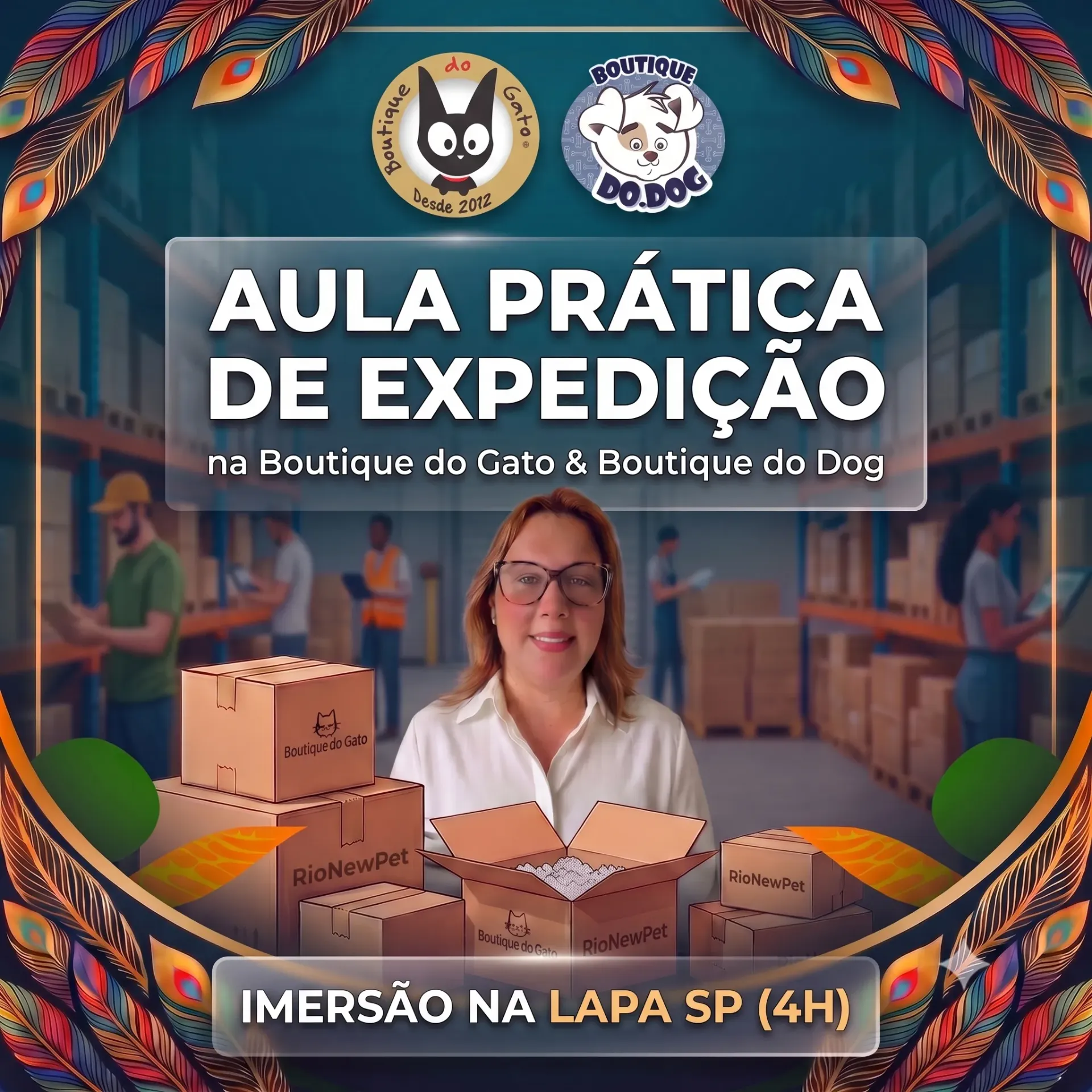 Aula Prática de Expedição (4h seguidas presencial SP) 12/09
